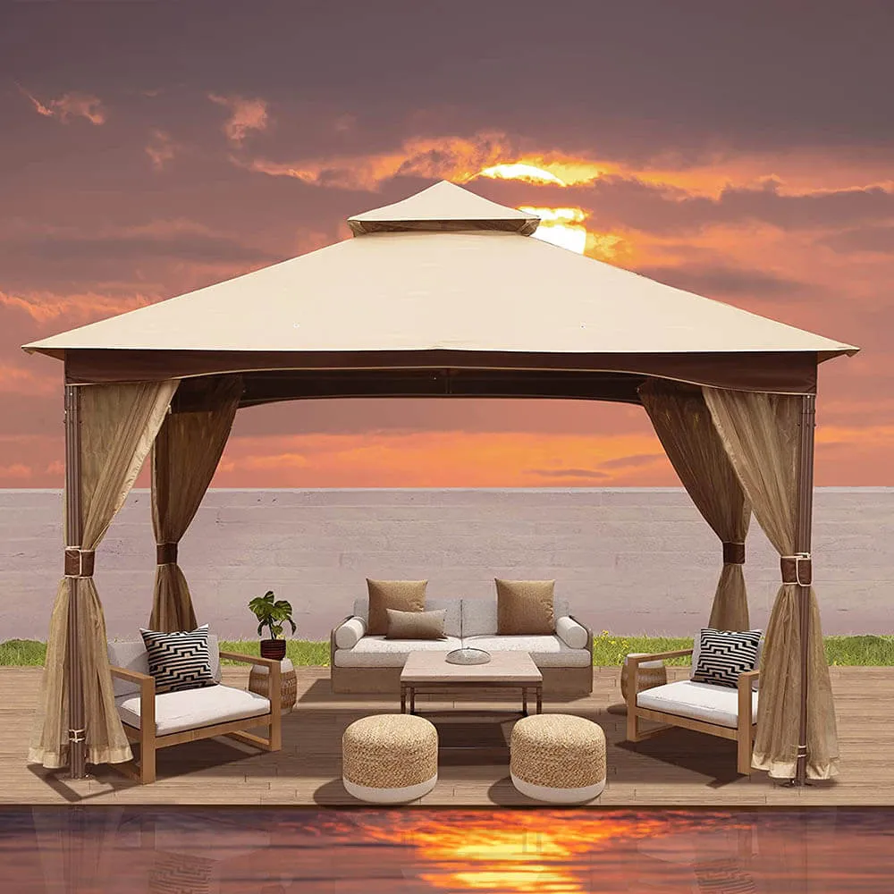 10'x13' Soft Double Roof Gazebo