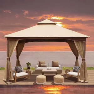 10'x13' Soft Double Roof Gazebo