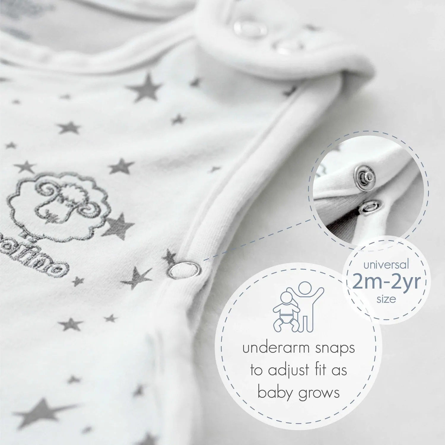 4 Season® Ultimate Baby Sleep Bag, Merino Wool & Organic Cotton, Sage