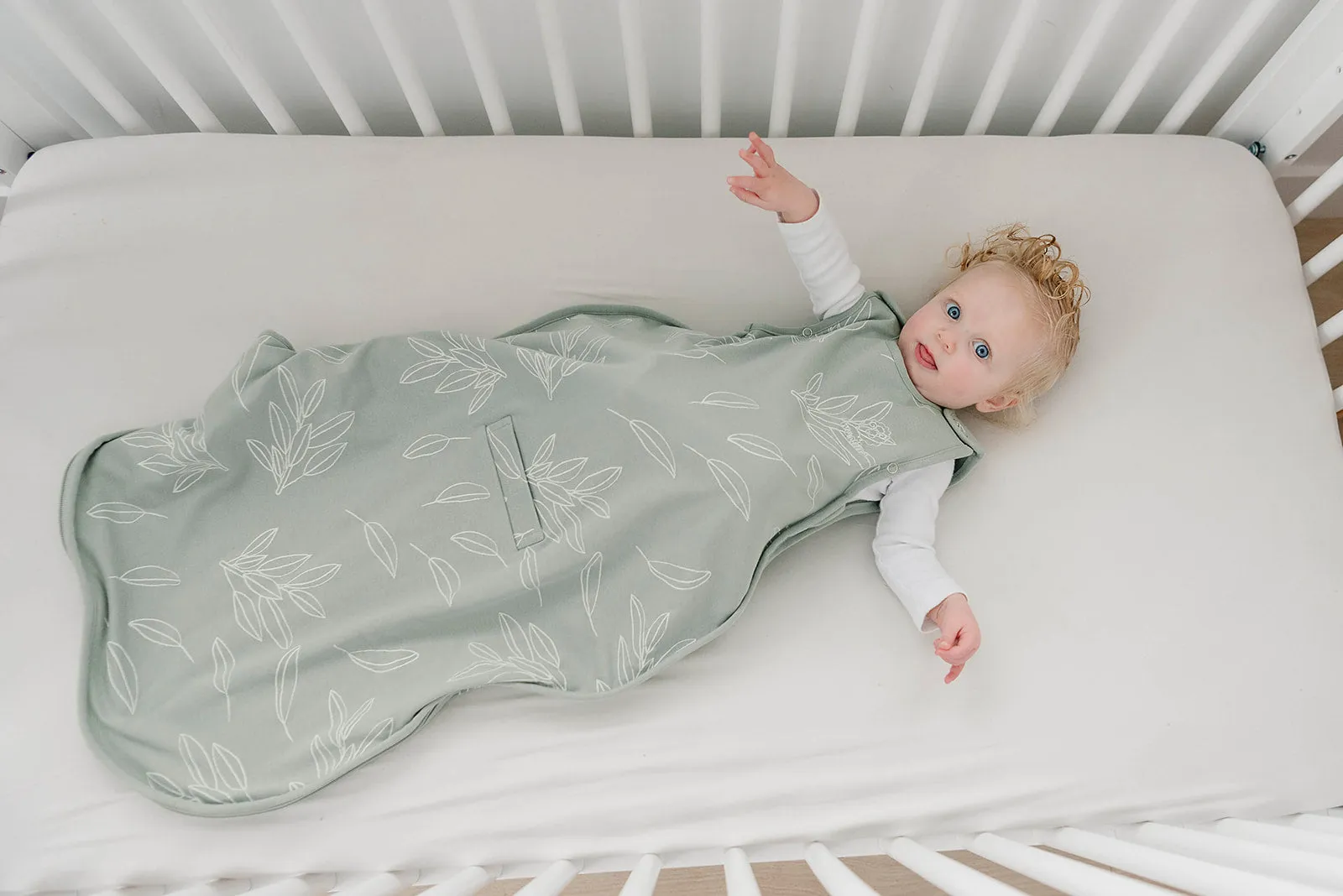 4 Season® Ultimate Baby Sleep Bag, Merino Wool & Organic Cotton, Sage