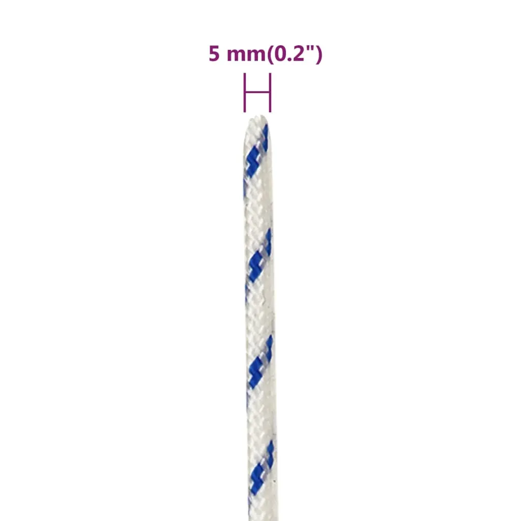 Boat Rope White 5 mm 50 m Polypropylene