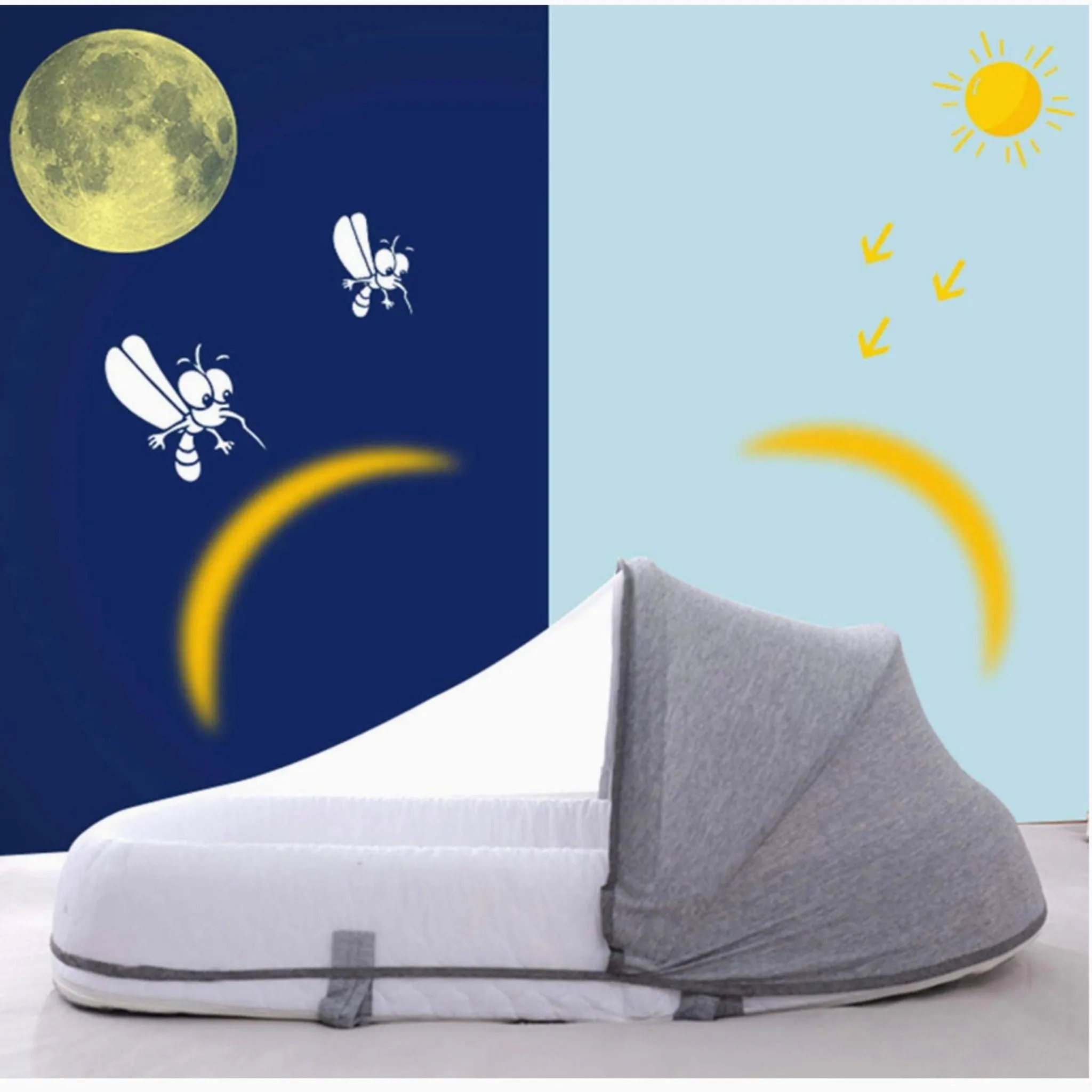 Multi-Function Portable Baby Carry Bed