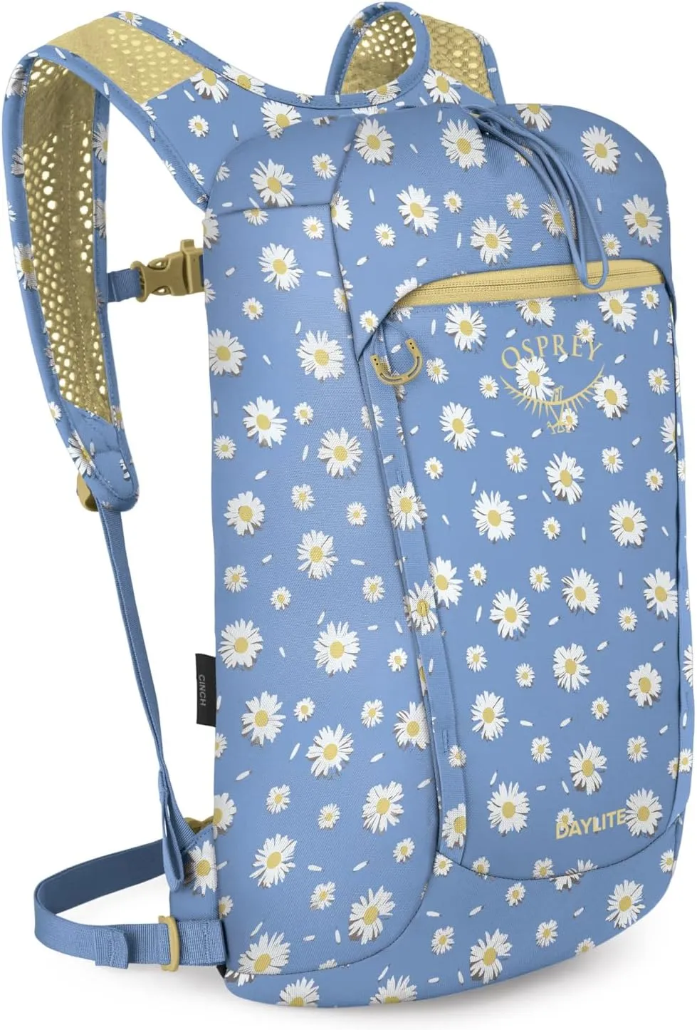 Osprey Daylite Cinch Backpack, Daisy Print Sevres Blue