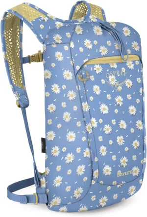 Osprey Daylite Cinch Backpack, Daisy Print Sevres Blue