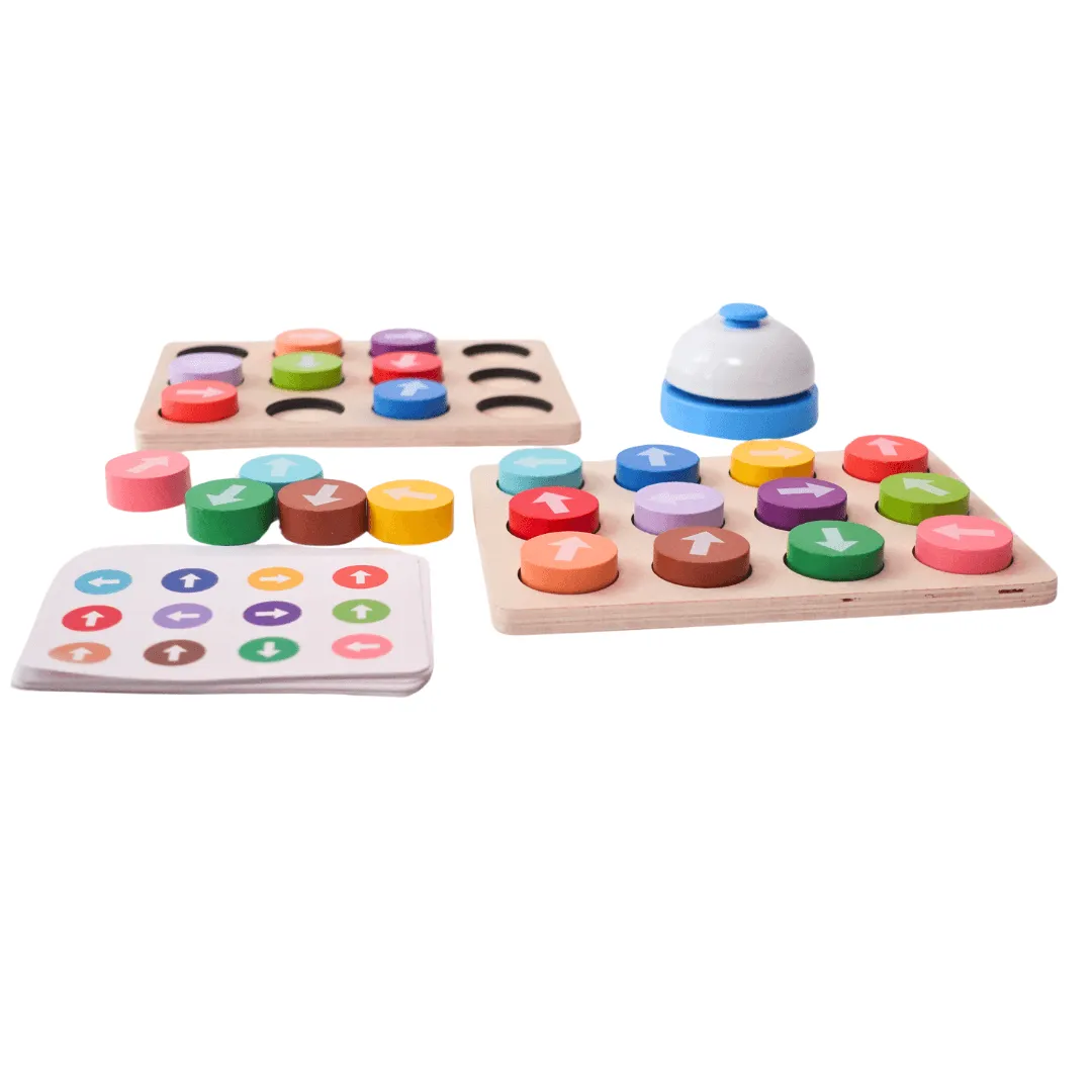 Puzzle Arrow Game Wooden Puzzle with Bell Kit for kids 3  Years