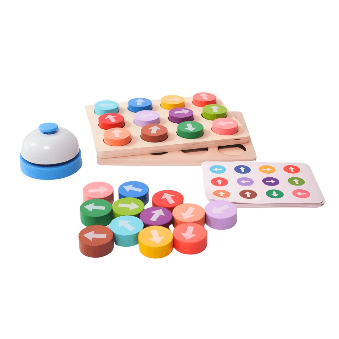 Puzzle Arrow Game Wooden Puzzle with Bell Kit for kids 3  Years